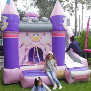castillo-de-princesas-inflable-rosado-con-tobogan-brinko-lima